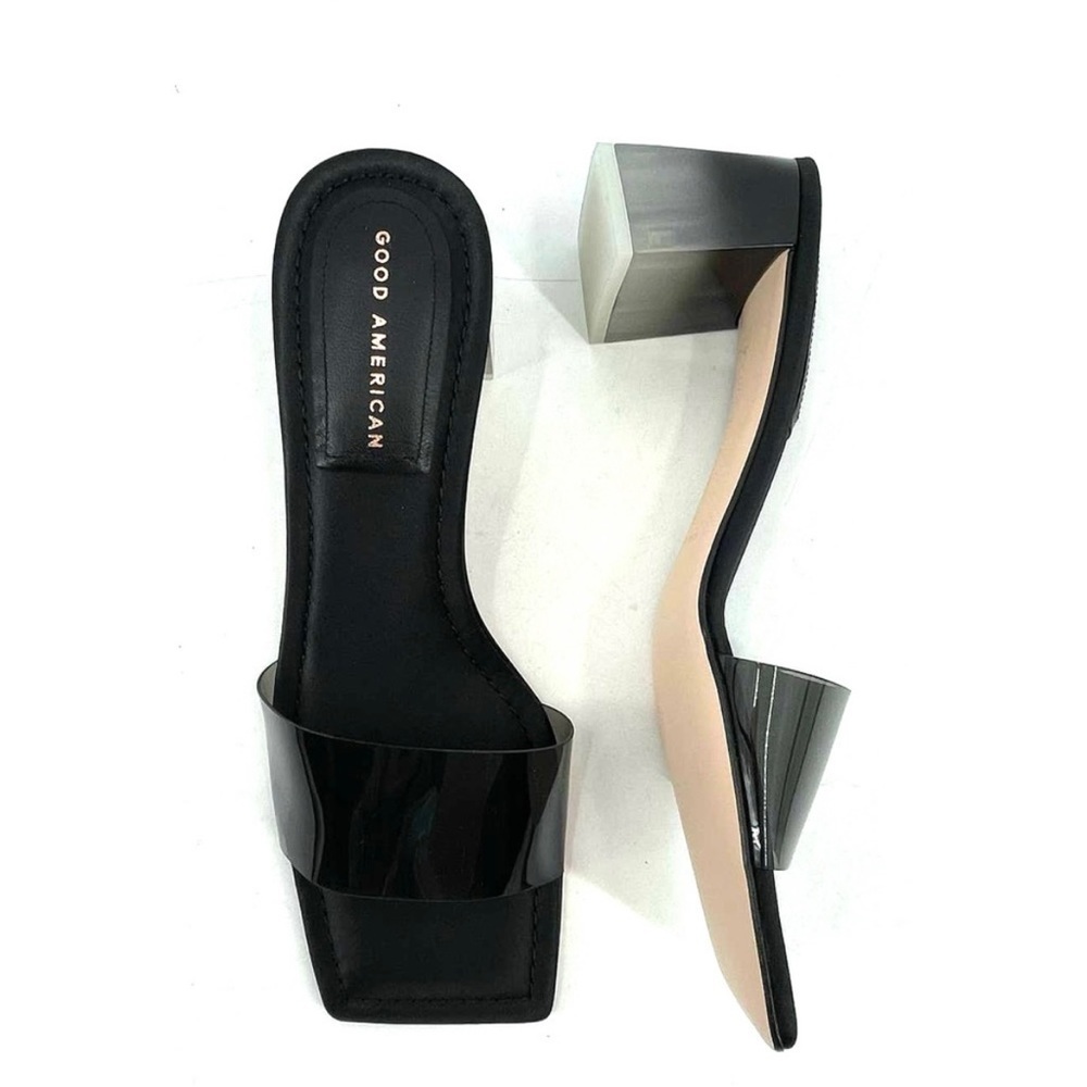 Nib / Good American / Block Heel Slide / Size 8 - image 2